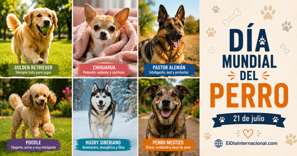 día mundial del perro 21 de julio