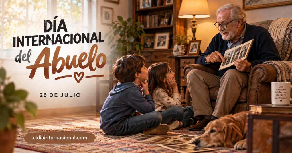 Cada 26 de julio se celebra el Día Internacional del Abuelo, una fecha para reconocer el amor, la paciencia y la sabiduría que transmiten a sus familias.