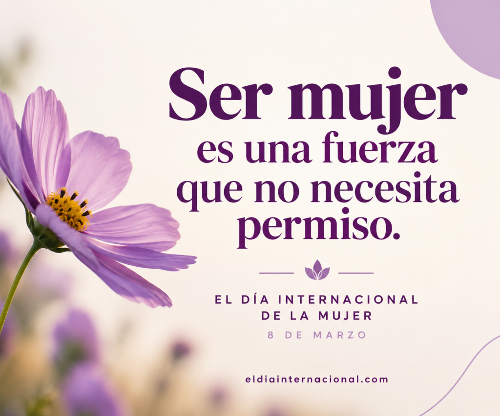 Ser mujer no es una fecha Ser mujer no es una fecha
