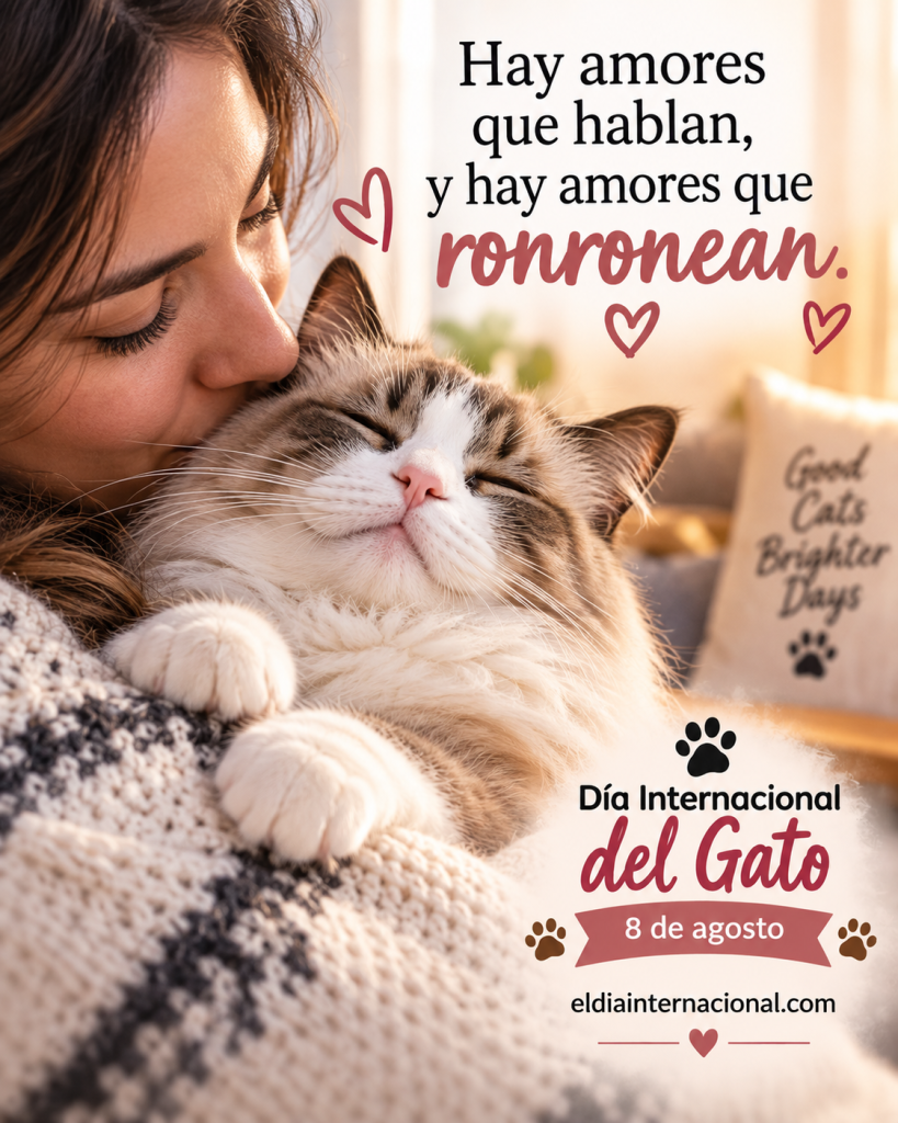 frases bonitas para el Día Internacional del Gato